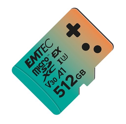 Picture of Emtec SDXC 512GB  Express Gaming UHS-I V30 A1