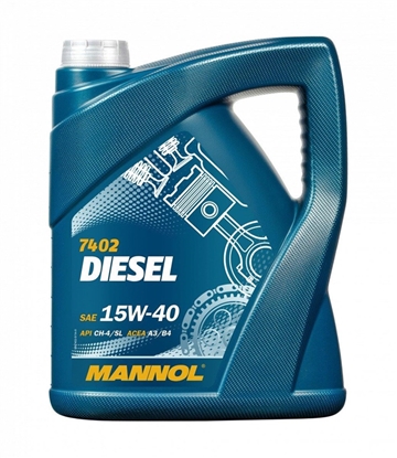 Picture of ENGINE OIL MANNOL DIESEL 15W/40 5L