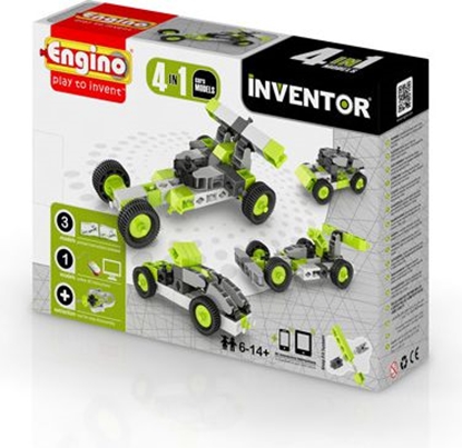 Picture of Engino Zestaw klocków 4w1 4 modele samochodów (0431)