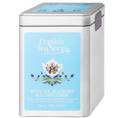 Picture of English Tea Shop Herbata biaa White Tea Blueberry Elderflower 100g