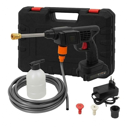 Attēls no ExtraLink Cordless Pressure Washer for Windows, Garden, Paving, 2x Battery