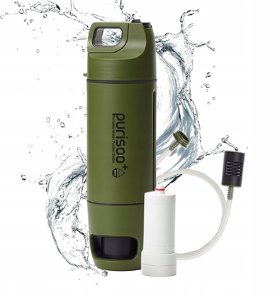 Attēls no EXTRALINK PURISOO+ BUTELKA Z SYSTEMEM FILTRUJCYM Z POMPK 400ML