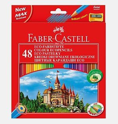 Picture of Faber-Castell Kredki 48 kolorw z temperwkÄ Zamek