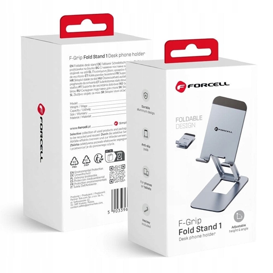 Picture of FORCELL F-GRIP Fold Stand 1 uchwyt biurkowy szary