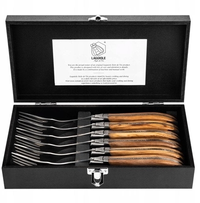 Изображение Forks Laguiole Olive Wood SET 6 SdV