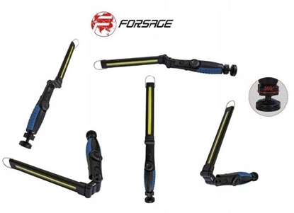 Изображение Forsage Lampa LED akumulatorowa (5W COB,450Lumen,3.7V,2000mAh, USB)