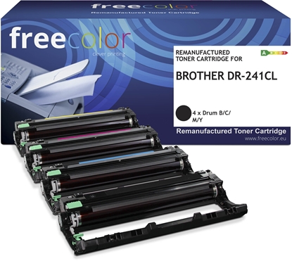 Изображение Freecolor Toner Brother DR-241CL Drum Kit BK/C/M/Y 15000 Sei remanufactured