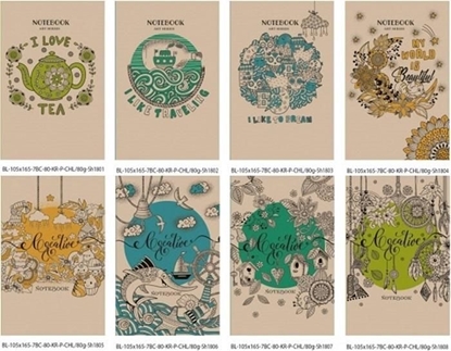 Picture of Fresh Notatnik ozdobny 105x165/80K gadki TW FRESH