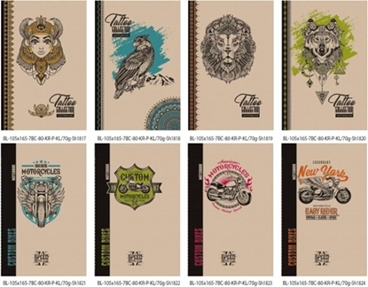 Picture of Fresh Notatnik ozdobny 105x165/80K kratka TW FRESH