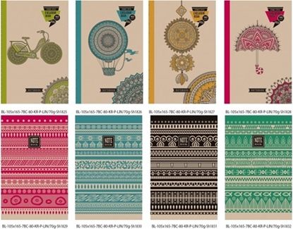 Picture of Fresh Notatnik ozdobny 105x165/80K linia TW FRESH