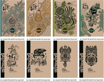 Picture of Fresh Notatnik ozdobny 125x200/80K kratka TW FRESH