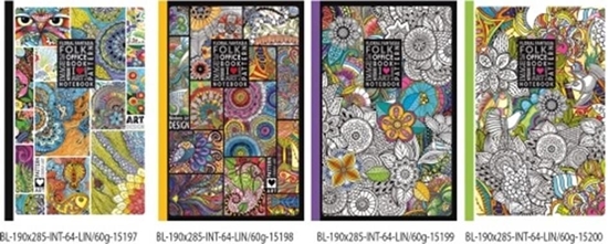 Изображение Fresh Notatnik ozdobny 190x285/64K linia FRESH