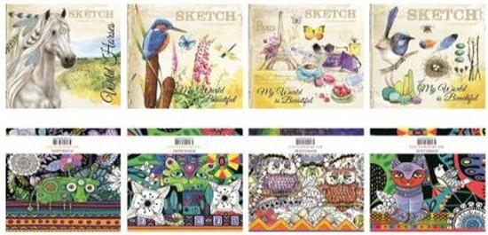 Изображение Fresh Notatnik ozdobny 80 kartek w liniÄ kwadrat 8 217067