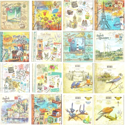 Attēls no Fresh Notatnik ozdobny kwadrat 13 x 13 cm. 80 stron kratka.