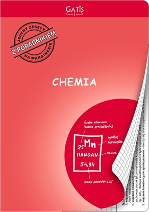 Picture of Gatis Zeszyt do chemii A5/60 kartek w kratkÄ