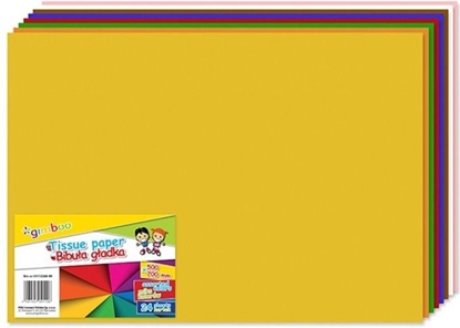 Picture of Gimboo Bibua gadka w skadkach 24 arkusze mix kolorów 1szt.