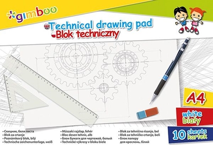 Picture of Gimboo Blok techniczny A3 10k biay