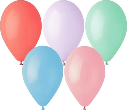 Attēls no GoDan Balony makaroniki rónokolorowe 30cm 100