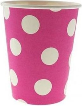 Изображение GoDan kubeczki papierowe Groszki róowe (13972)