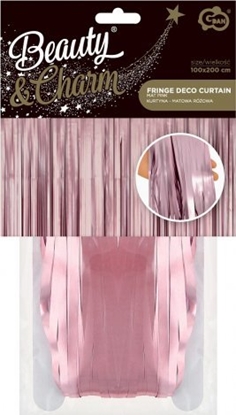 Изображение GoDan Kurtyna matowa róowa 100x200cm