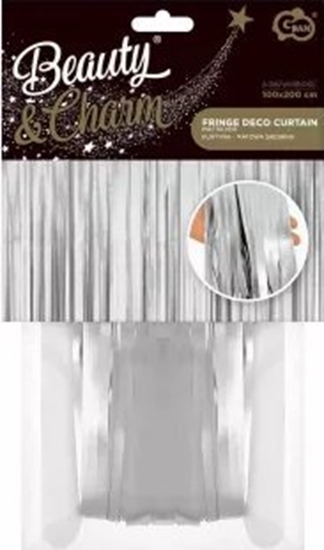 Изображение GoDan Kurtyna matowa srebrna 100x200cm