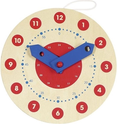 Attēls no Goki Zegar Drewniany Do Nauki Godzin