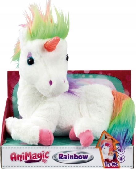 Picture of Goliath Maskotka Animagic Rainbow My Glowing Unicorn biay (256301)