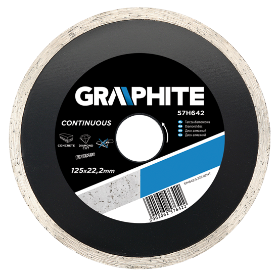 Picture of Graphite Tarcza diamentowa 180x22,2mm - 57H644