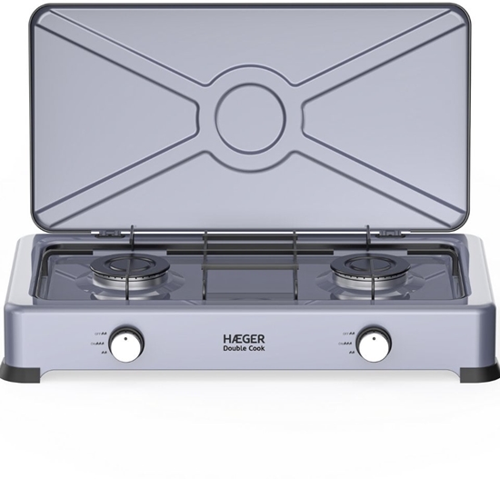 Изображение Haeger GC-02E.022A Double Cook Two-ring gas stove