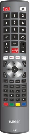 Изображение Haeger UR-006.002A Universal remote control 6in1