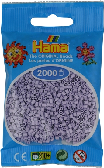 Picture of Hama mini beads 2000 pcs. light lavender