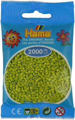 Attēls no Hama mini perler 2000stk lime