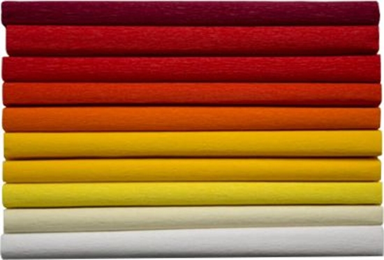 Picture of Happy Color Bibua marszczona 25x200cm mix kolory ciepe 10szt.