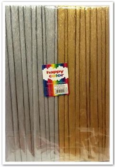 Picture of Happy Color Bibua marszczona srebrna i zota