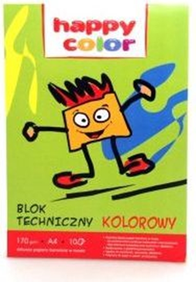 Picture of Happy Color Blok techniczny A3 10k kolorowy 170g