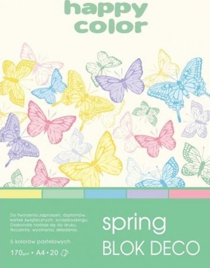 Picture of Happy Color Blok techniczny A4 20k kolorowy