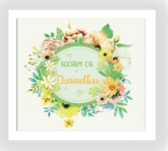 Picture of HENRY Karnet KW Wianek z kwiatów Dziadek