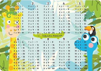 Изображение HENRY Podkadka na biurko - Tabliczka mnoenia