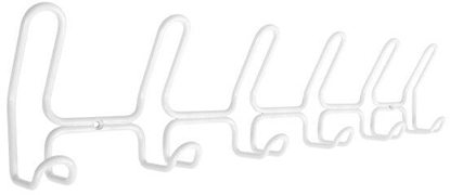 Изображение Home It Wieszak z 6 haczykami, Ø6 mm x 59,2 x 5,3 x 13,2 cm, biay