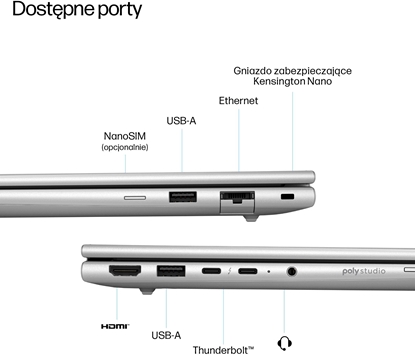 Picture of HP EliteBook 6 G1a AI PC AMD Ryzen AI 7 250 Laptop 35,6 cm (14") WUXGA 16 GB DDR5-SDRAM 512 GB SSD Wi-Fi 6E (802.11ax) Windows 11 Pro Srebrny