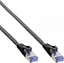 Изображение InLine Patchcord Paski U/FTP, Cat.6A, czarny 0.5m (71855S)