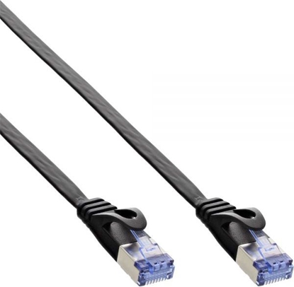 Picture of InLine Patchcord Paski U/FTP, Cat.6A, czarny 1m (71801S)