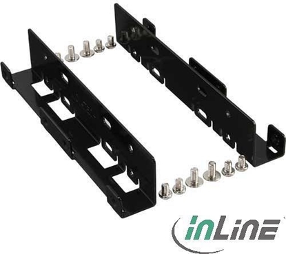 Picture of InLine Zestaw instalacyjny do 2x dysków SSD 2.5" w zatoce 3.5" (39950L)