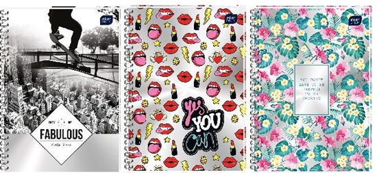 Picture of Interdruk Kolozeszyt B5/100 kratka Metalic (5szt)