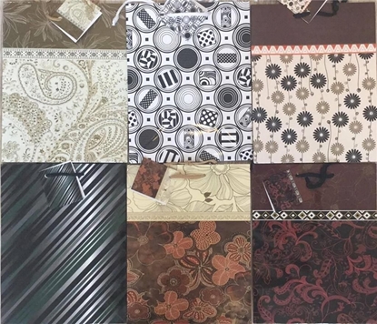 Attēls no Interdruk Torebka prezentowa ozdobna laminowana PL-2 grafika mix