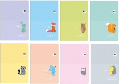 Attēls no Interdruk Zeszyt A5/32K linia kolorowa B&B Pastel (10szt)