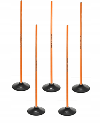 Picture of YakimaSport Tor Przeszkód z 5 Tyczkami 160 cm z podstaw