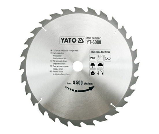 Picture of Yato Pia tarczowa do drewna 350x30mm 28z YT-6080
