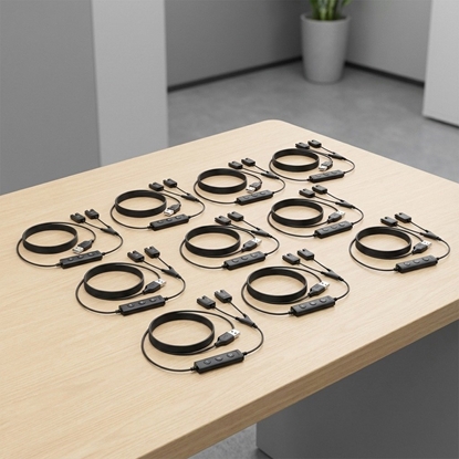 Picture of Yealink Trainingskabel für YHS-Serie 10 Stück (USB auf QD)