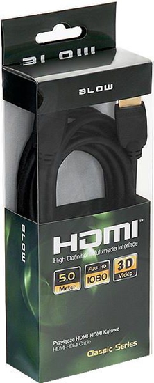 Picture of Kabel Blow HDMI - HDMI 5m czarny (92-605#)